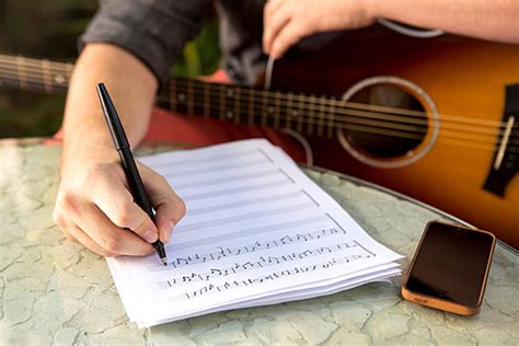 how to write guitar music about the harmony of nature and music